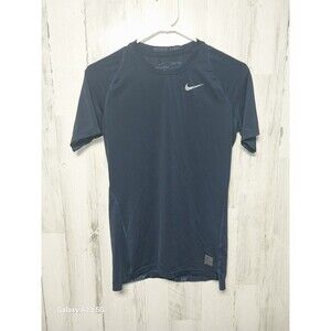 Nike Pro Dri-FIT Men’s Blue Tight Fit T-Shirt M Short Sleeve Crew Neck
